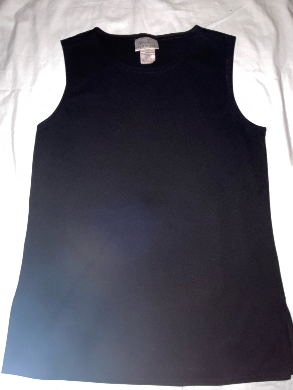 Kathie Lee Collection Black Sleeveless Tank Top